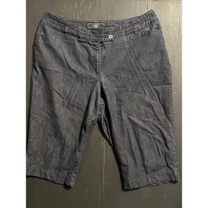 Cato‎ Black Classic Denim Shorts Women's Size 18w